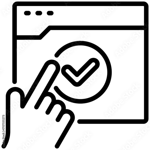 online survey icon isolated on white background. vector illustration icon for passive Income and investment