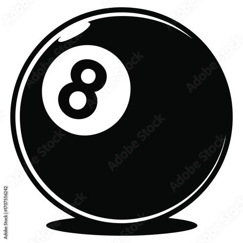 pool ball number eight