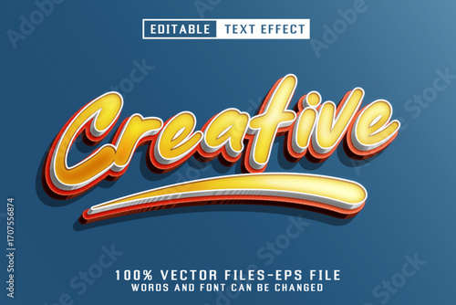 Creative Editable Text Effect