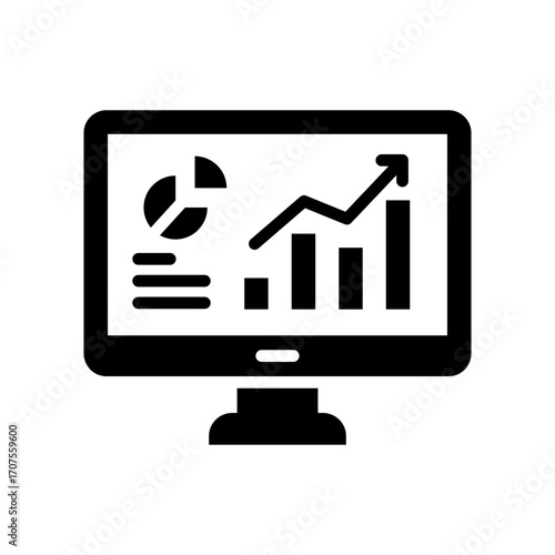Dashboard Icon Vector Illustration Glyph Version