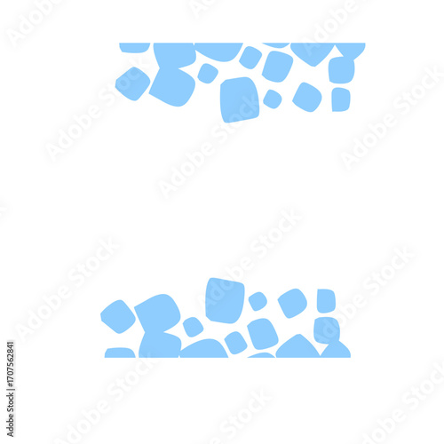 ice cube frame border
