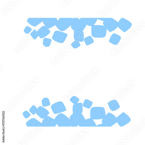 ice cube frame border