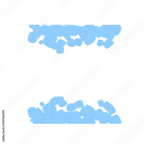 ice cube frame border
