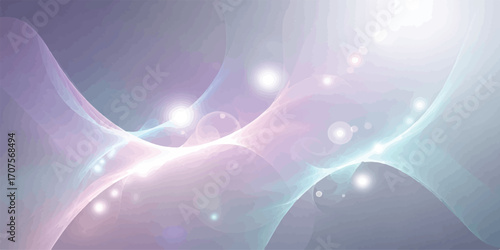 Abstract Pastel Gradient Background in Soft Hues of Lilac and Gray