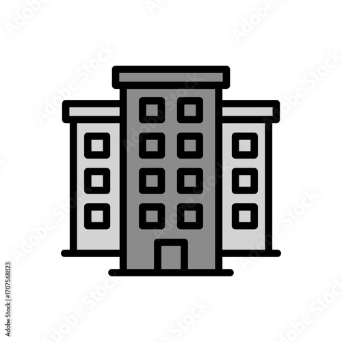 Office Icon Vector Illustration Color Version