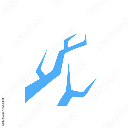 ice crack vector