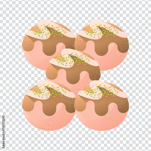 Takoyaki Icon Design