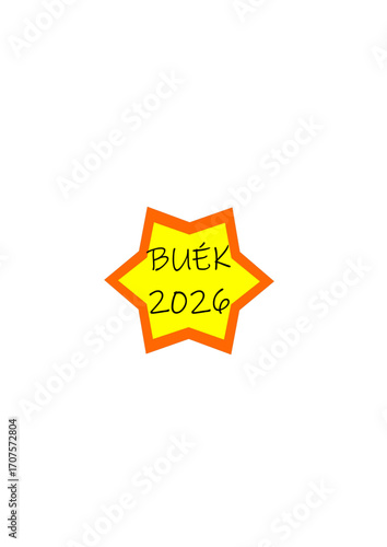 BUÉK 2026 (Happy new year 2026) subtitle or text in hungarian language