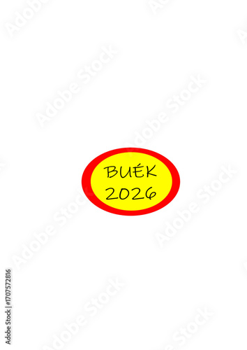 BUÉK 2026 (Happy new year 2026) subtitle or text in hungarian language