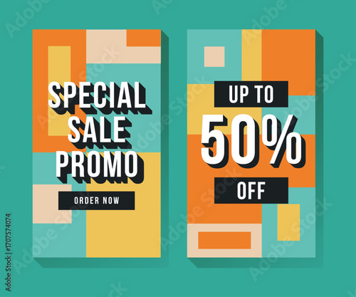 Colorful Special Sale Social Media Banner
