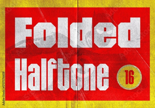Creased Halftone Textures Collection