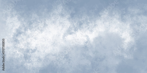 cloudy sky with color and white clouds filling the frame in an artistic watercolor painting style clouds background.
