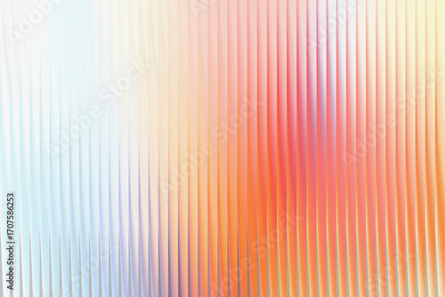 Abstract background with vertical lines in pastel colors isolated on white background