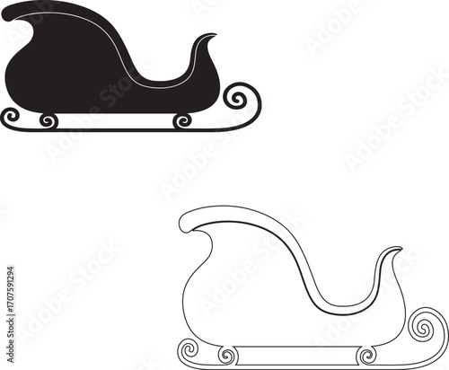 vector illustration of a rocking chair