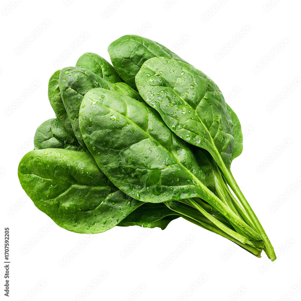 Fototapeta premium Close-up of fresh spinach leaves (3)
