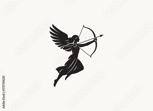 Greek Goddess Minimal Logo, Greek Beauty Logo, Greek Goddess Vector, Greek Goddess Illustration, Greek Goddess Silhouette, Beauty, Skincare, Elegant, Luxury, Feminine, Hera, Athena