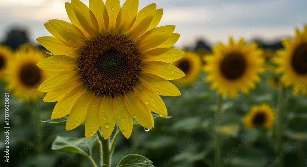 Obraz premium Sunflower field