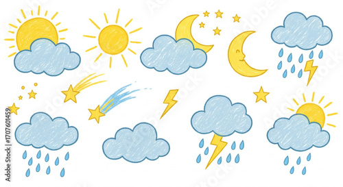 Weather Elements Illustration