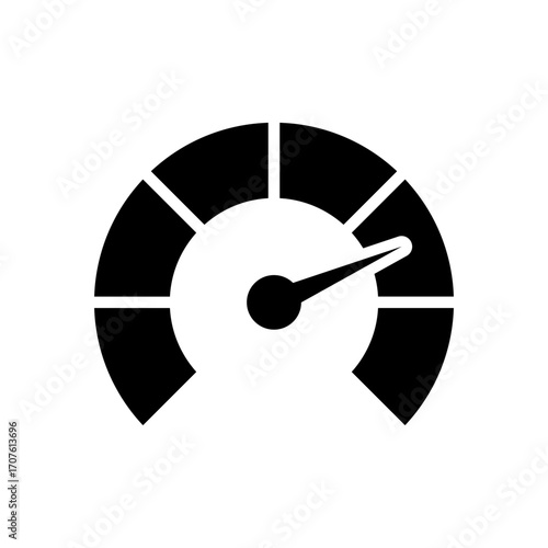 Indicator Icon Vector Illustration Glyph Version