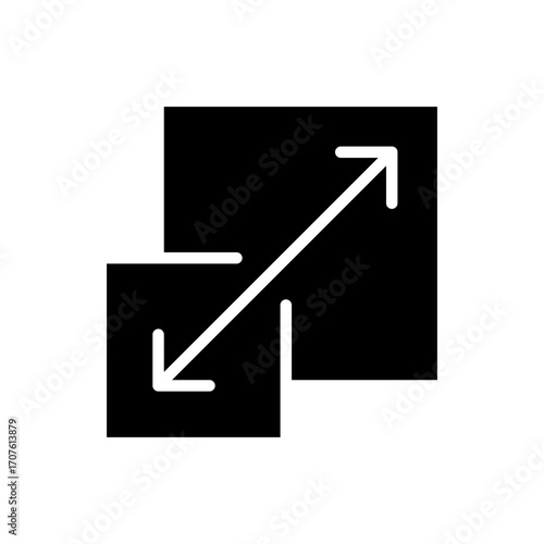 Scalability Icon Vector Illustration Glyph Version