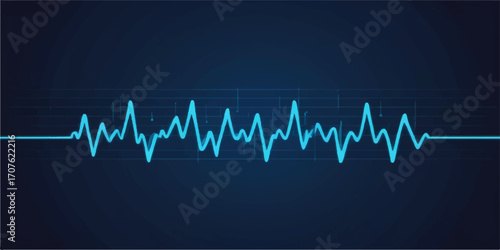 An EKG graph on a monitor shows a green, pulsing heartbeat line illustrating life's vital rhythm