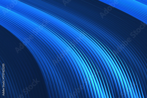 Abstract blue lines create a mesmerizing and dynamic visual experience