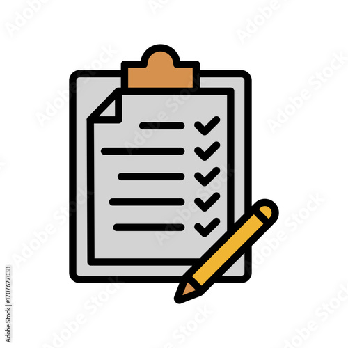Evaluation Icon Vector Illustration Color Version