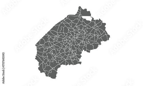 Ukraine Map.Lviv Oblast map.isolated on white background for website layouts,background,education, precise,customizable,Travel worldwide,map silhouette backdrop,earth geography, political,reports.
