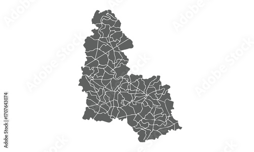 Ukraine Map.Sumy Oblast map.isolated on white background for website layouts,background,education, precise,customizable,Travel worldwide,map silhouette backdrop,earth geography, political,reports.