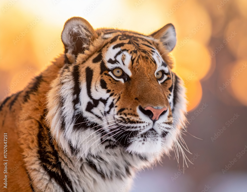 Obraz premium Tiger portrait, close-up