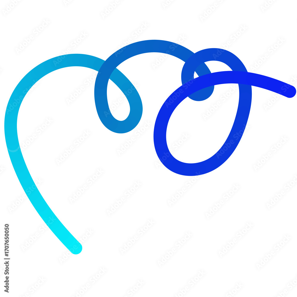 Obraz premium Abstract shapes with smooth wavy lines, bright colors and gradient transitions.