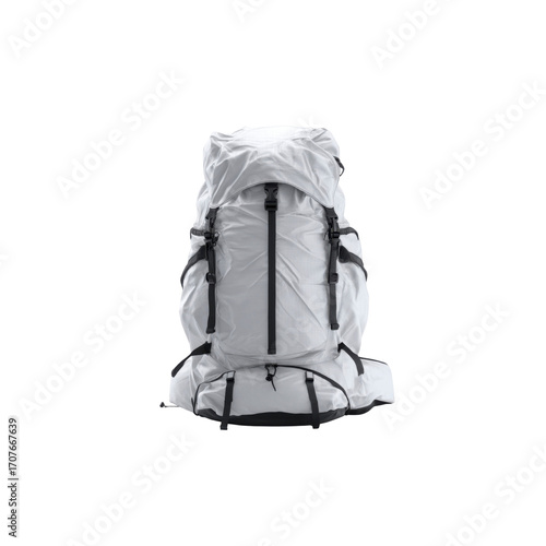 Lightweight Grey Backpack for Hiking and Travel
