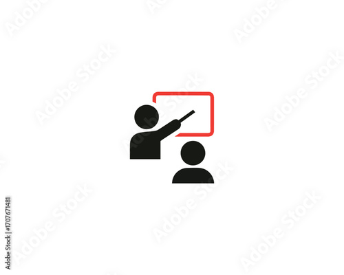 Tutoring icon vector design illustration