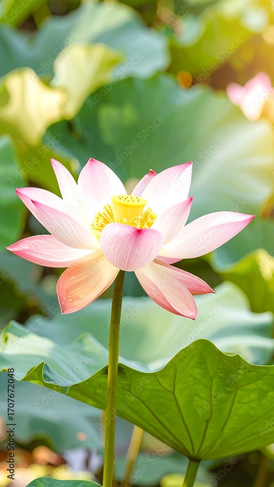 Fototapeta premium Vibrant pink lotus flower