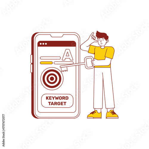 Keyword Target Illustration