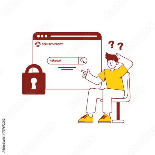 Secure Website Illustration