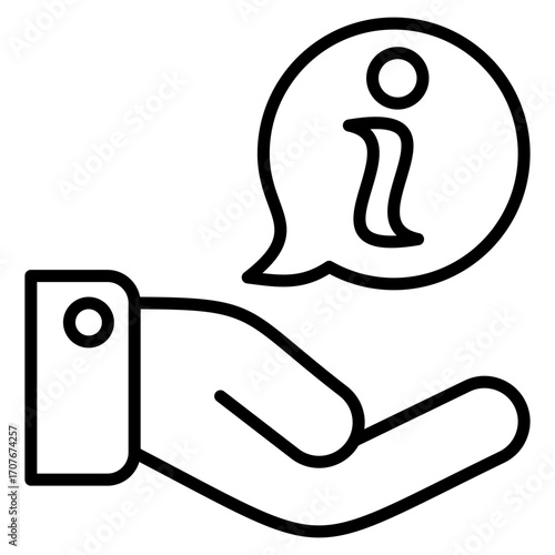 Inform line icon