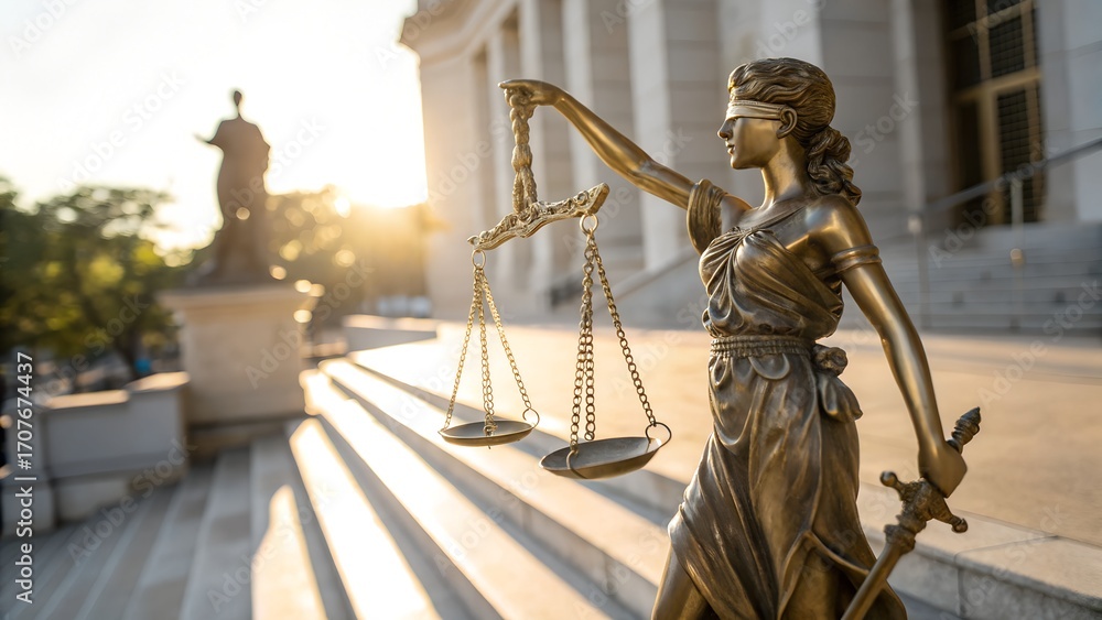 Fototapeta premium statue of justice