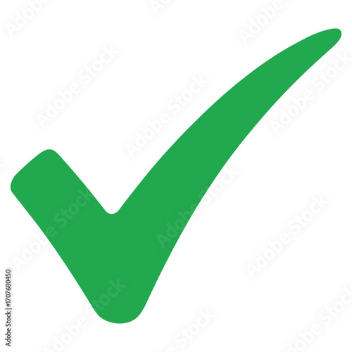 Vector art of green check mark