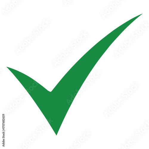 Vector art of green check mark