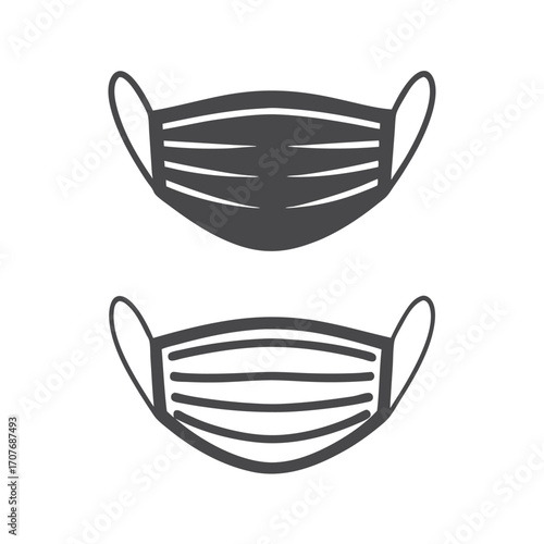 Stylized contour face mask with symmetrical vents offers protection against airborne particles and germs