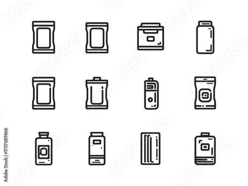 Vacuum Bag Line Art Storage Solutions Ideas