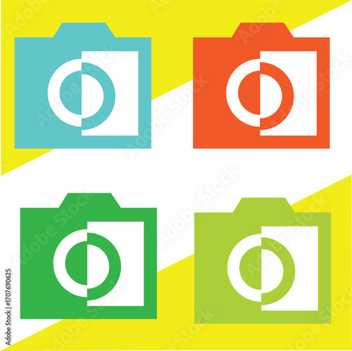Colorful File Folder Icon Collection
