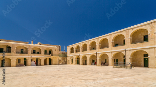 The Piazza d'Armi (Parade Ground) at Fort St Elmo, Valletta, Malta