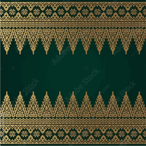 traditional thai style fabric tribal background