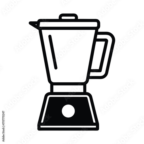 smart blender icon vector outline