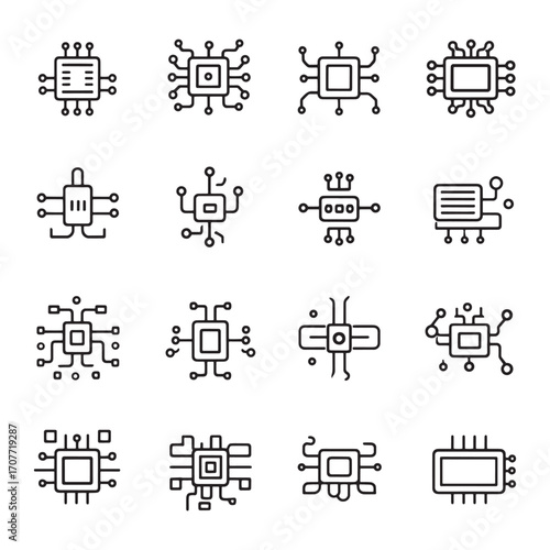 workflow automation line art improves business efficiency