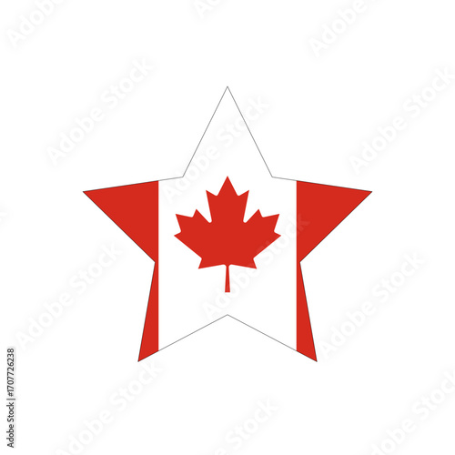 Flag Star of Canada