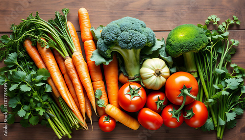 vegetables and fruits AI