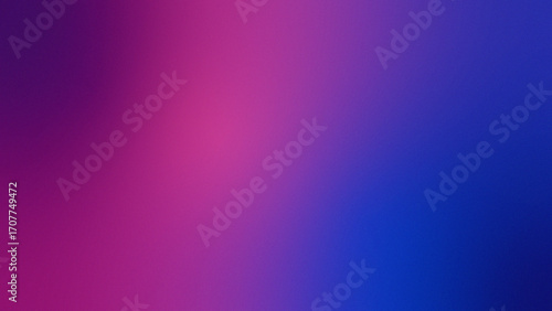 Deep blue purple magenta pink fuchsia violet abstract background. Color gradient ombré blend. Smooth blur haze transition. Bright neon glow shimmer shine. Rich vibrant saturated tones. Subtle noise 